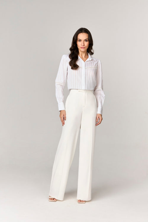 BLUSA CAMISA COM DETALHE AVIAMENTO