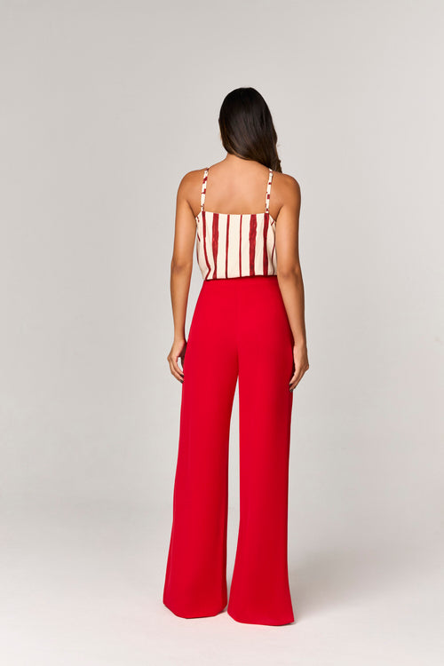 CALCA PANTALONA COM FENDA LATERAL