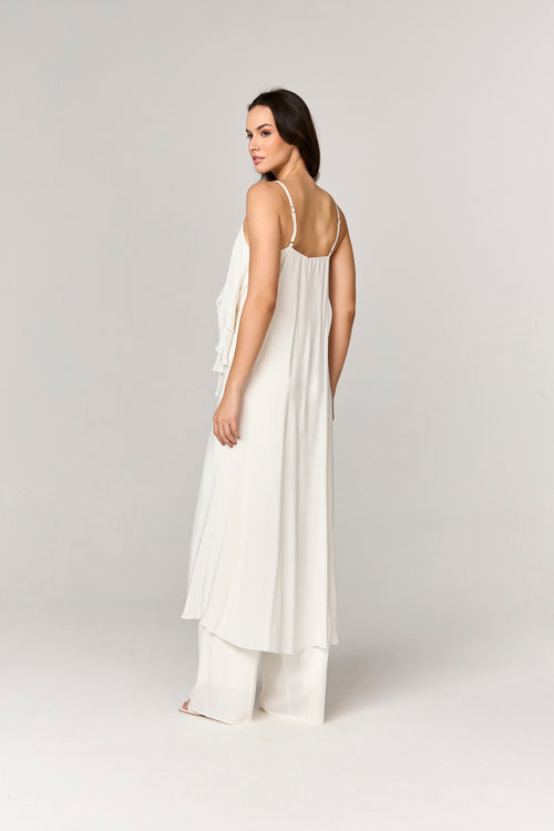 BLUSA TUNICA COM BABADOS
