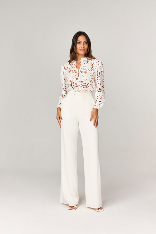 BLUSA COM MANGA LONGA DETLAHE FRENTE