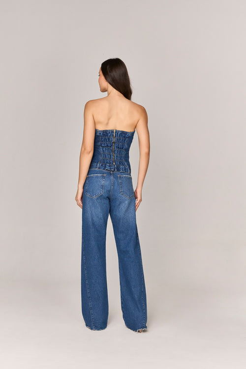 BLUSA CORSET JEANS