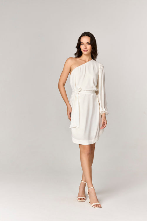 VESTIDO CURTO COM DETALHE FAIXA