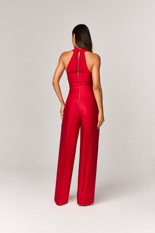 MACACAO PANTALONA COM DETALHE DRAPEADO