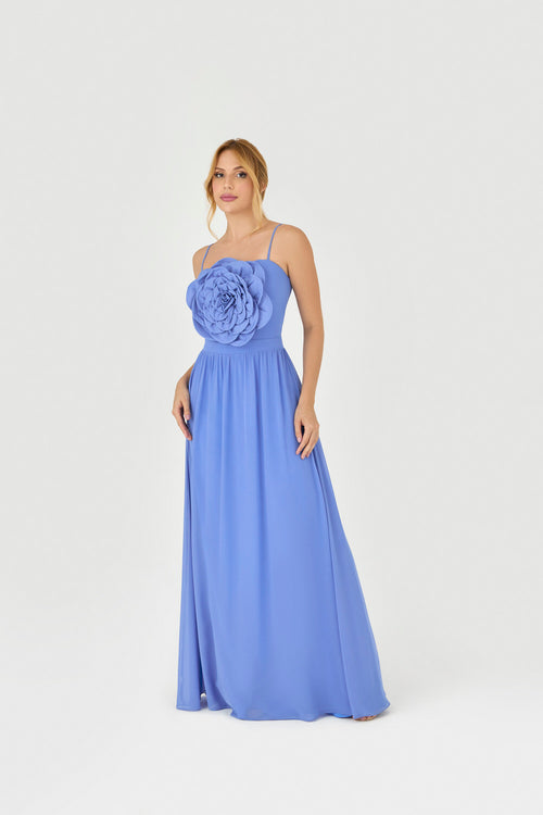 VESTIDO LONGO MAXI FLOR
