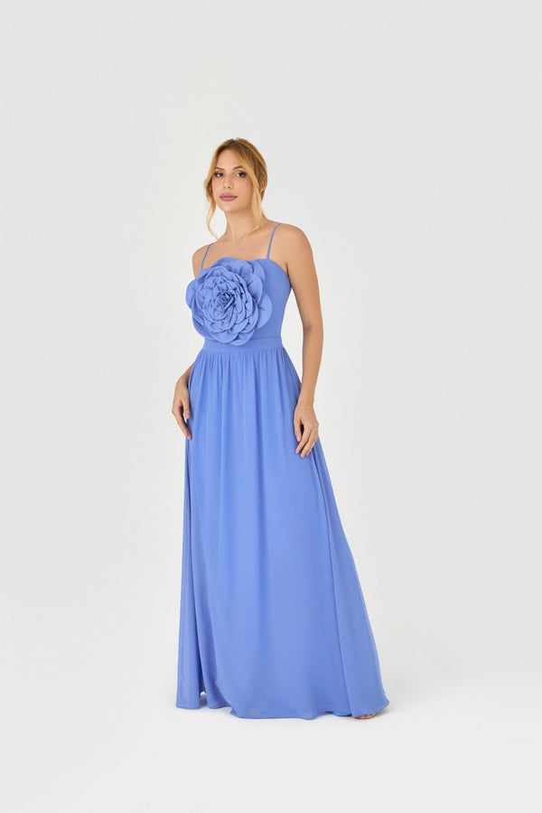 VESTIDO LONGO MAXI FLOR