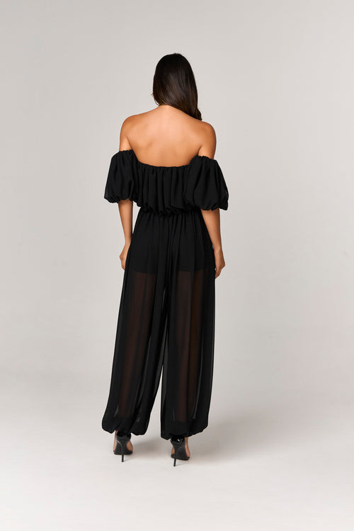 CONJUNTO CALCA ALADIN COM CROPPED OMBRO A OMBRO