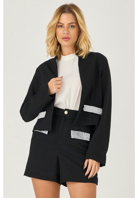 Blazer DEEP com Lapela de Pérola - Essência