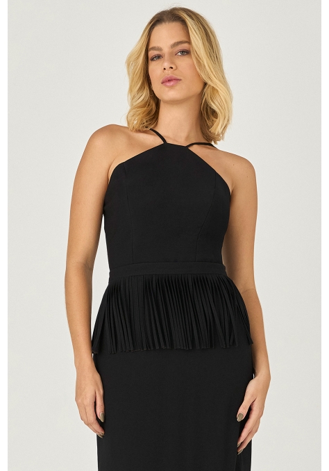 Vestido Midi DEEP com Detalhe Franjas - Essência