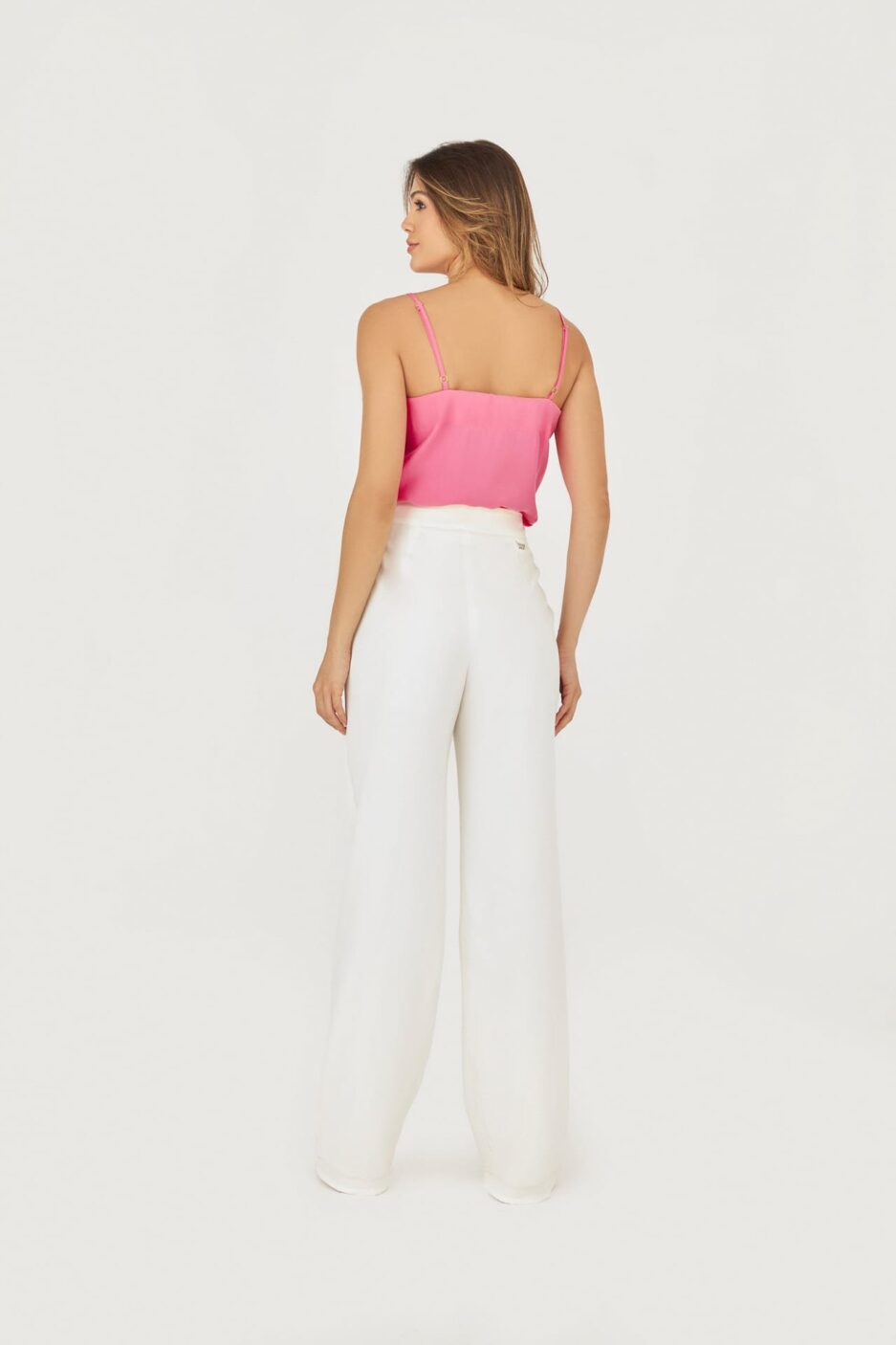 Blusa Regata Acetinada