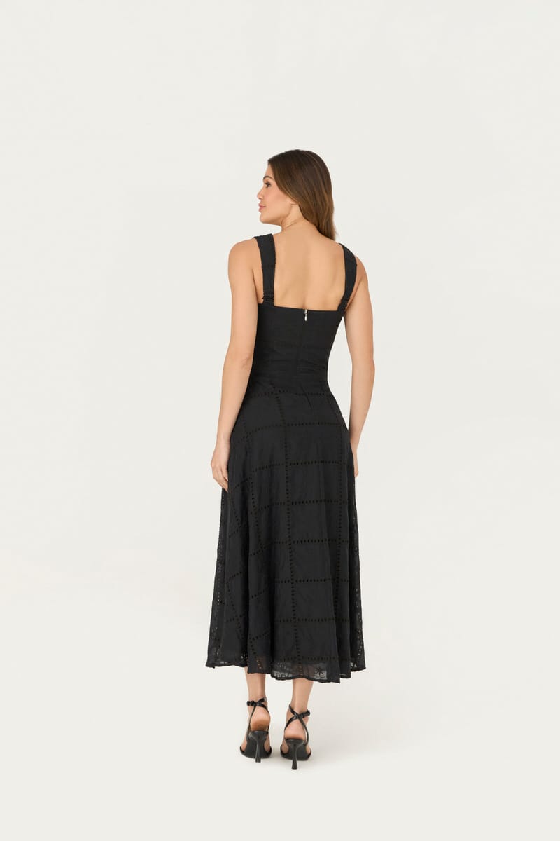 10415309 C PRET Vestido Midi De Laise