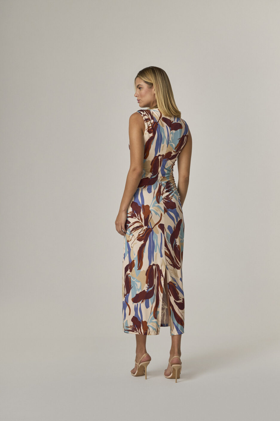 Vestido Midi Estampado