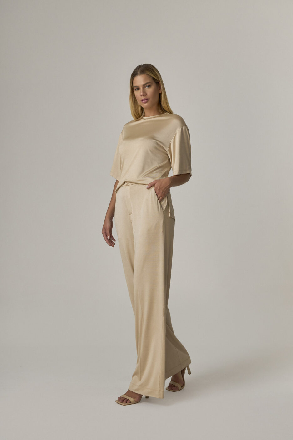 Calca Pantalona De Malha