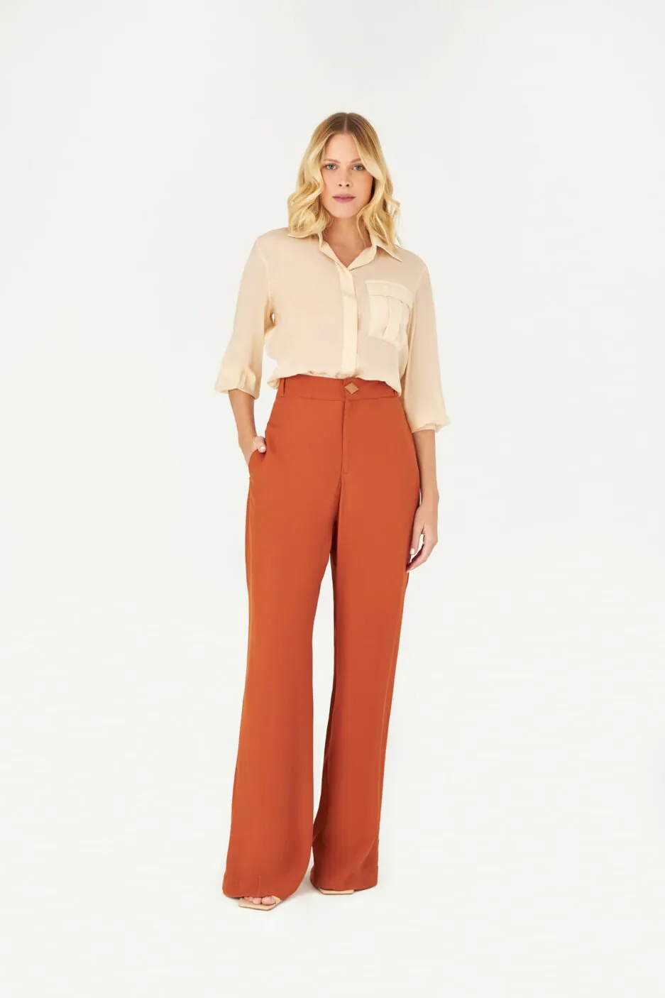 Calca Pantalona Com