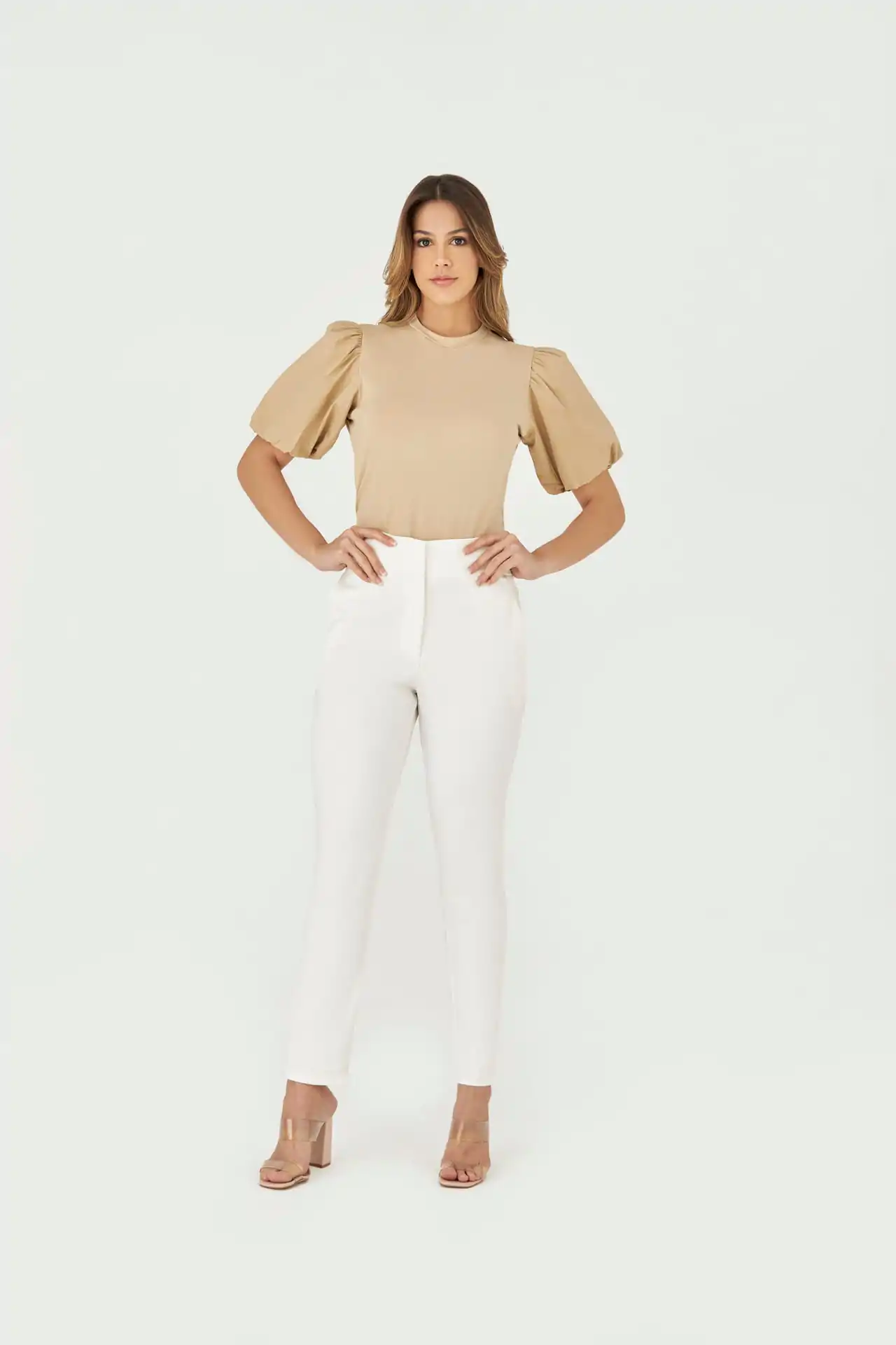 Blusa T-shirt Malha Com Manga