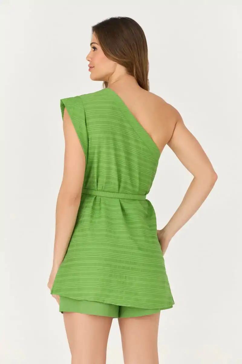 Short Alfaiataria Detalhe Tranca