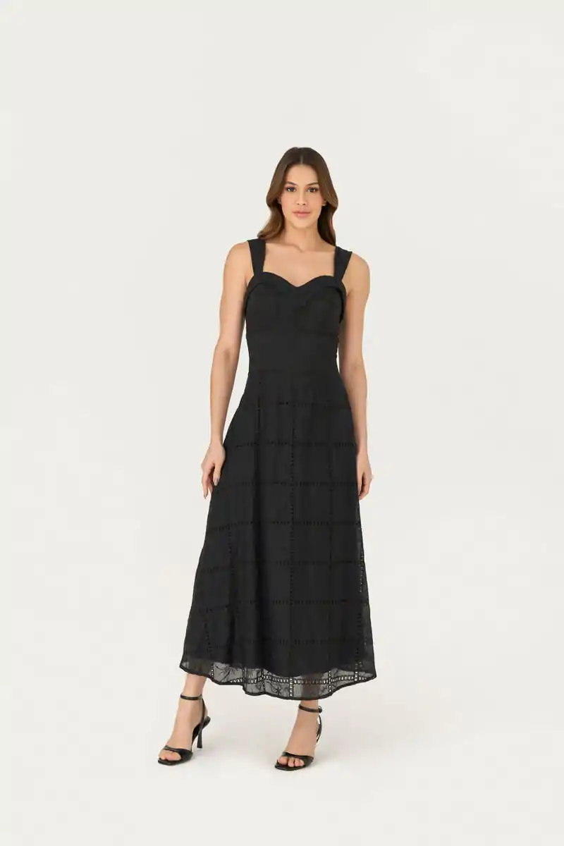 10415309 F PRET Vestido Midi De Laise