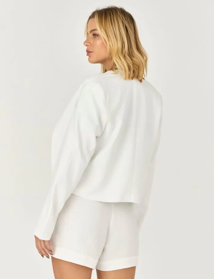 Blazer Com Lapela De Perola