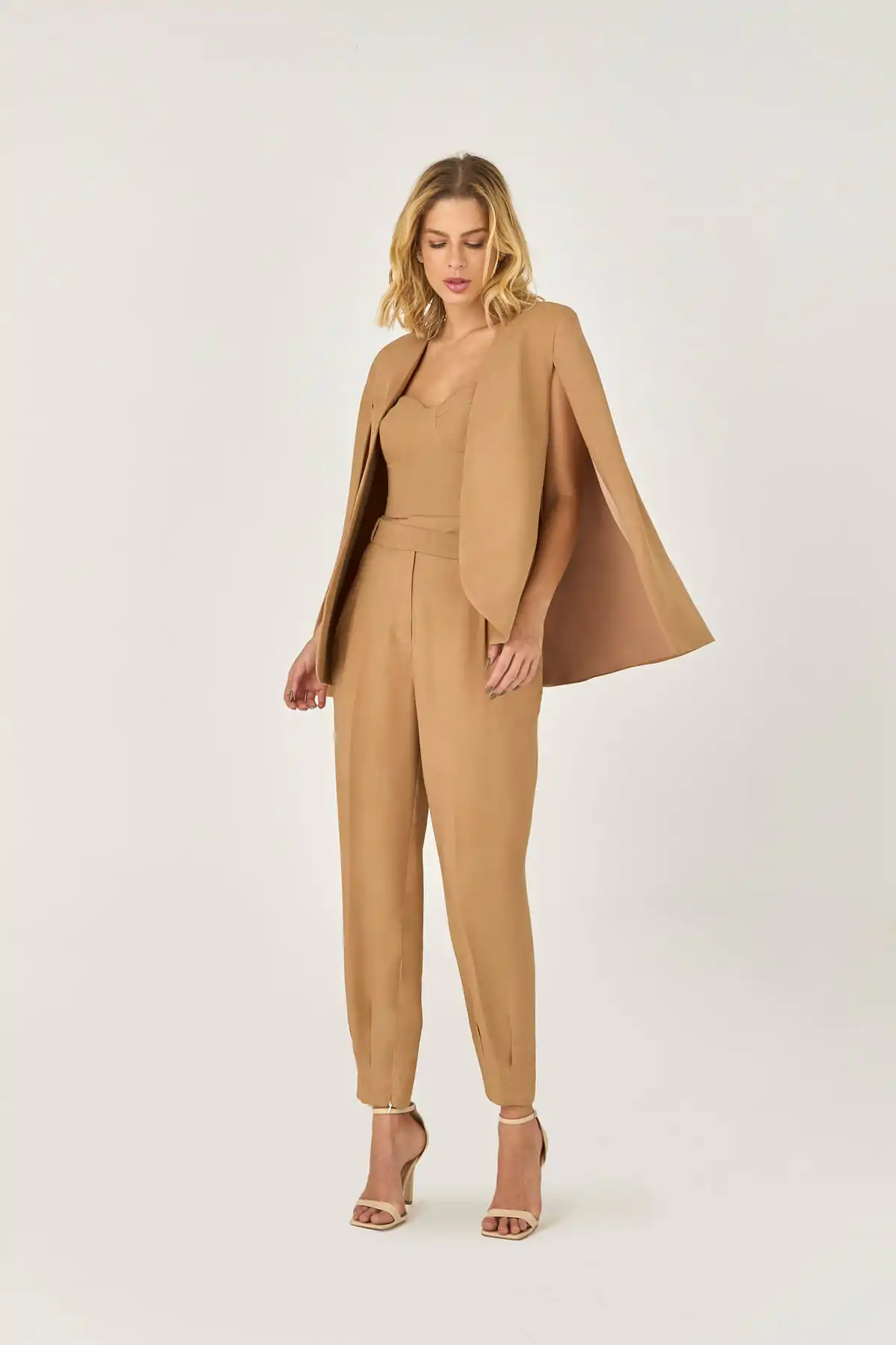10156911 F BEG Blazer Alfaiataria Detalhe Capa - PRETO, 38
