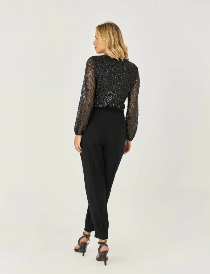 Blusa Manga Longa De Paete