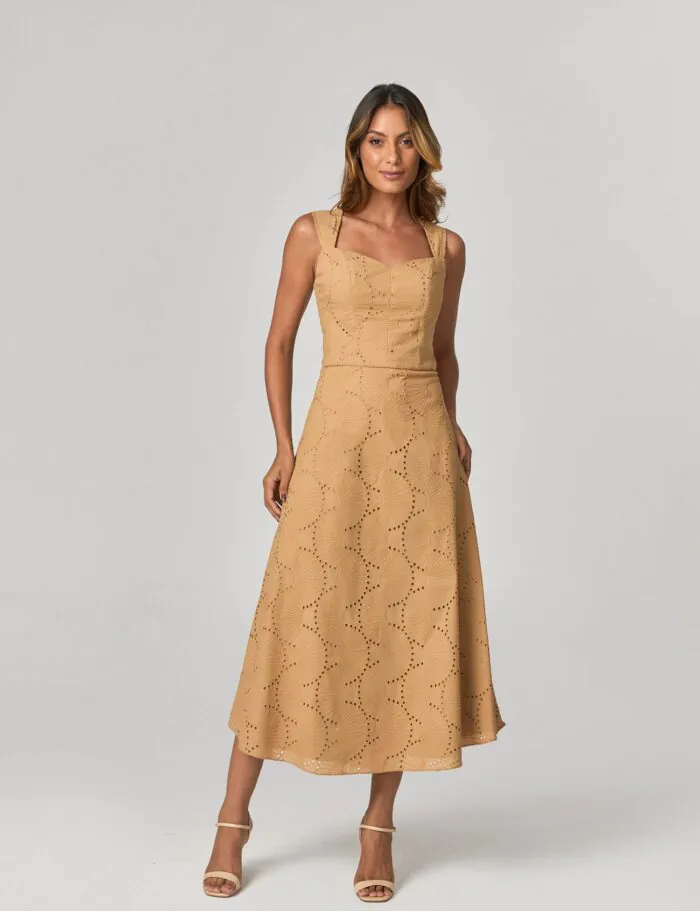 Vestido Midi De Laise