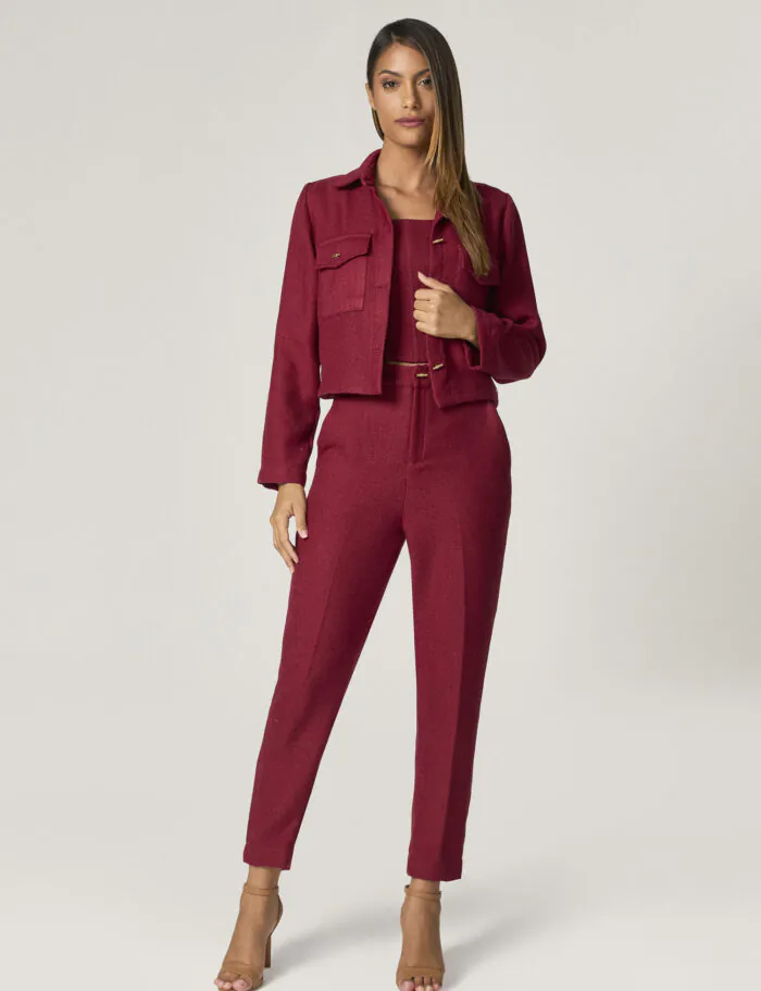 Blusa Casaqueto Com Detalhe Botoes