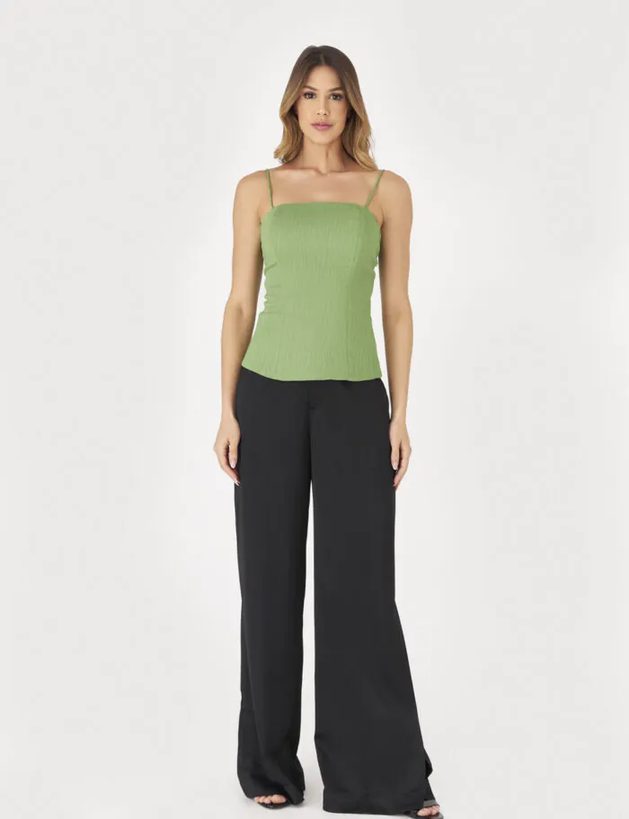 Blusa Cropped Corset Com
